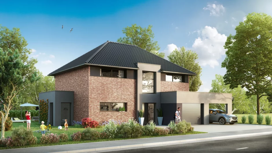 Maison moderne cubique